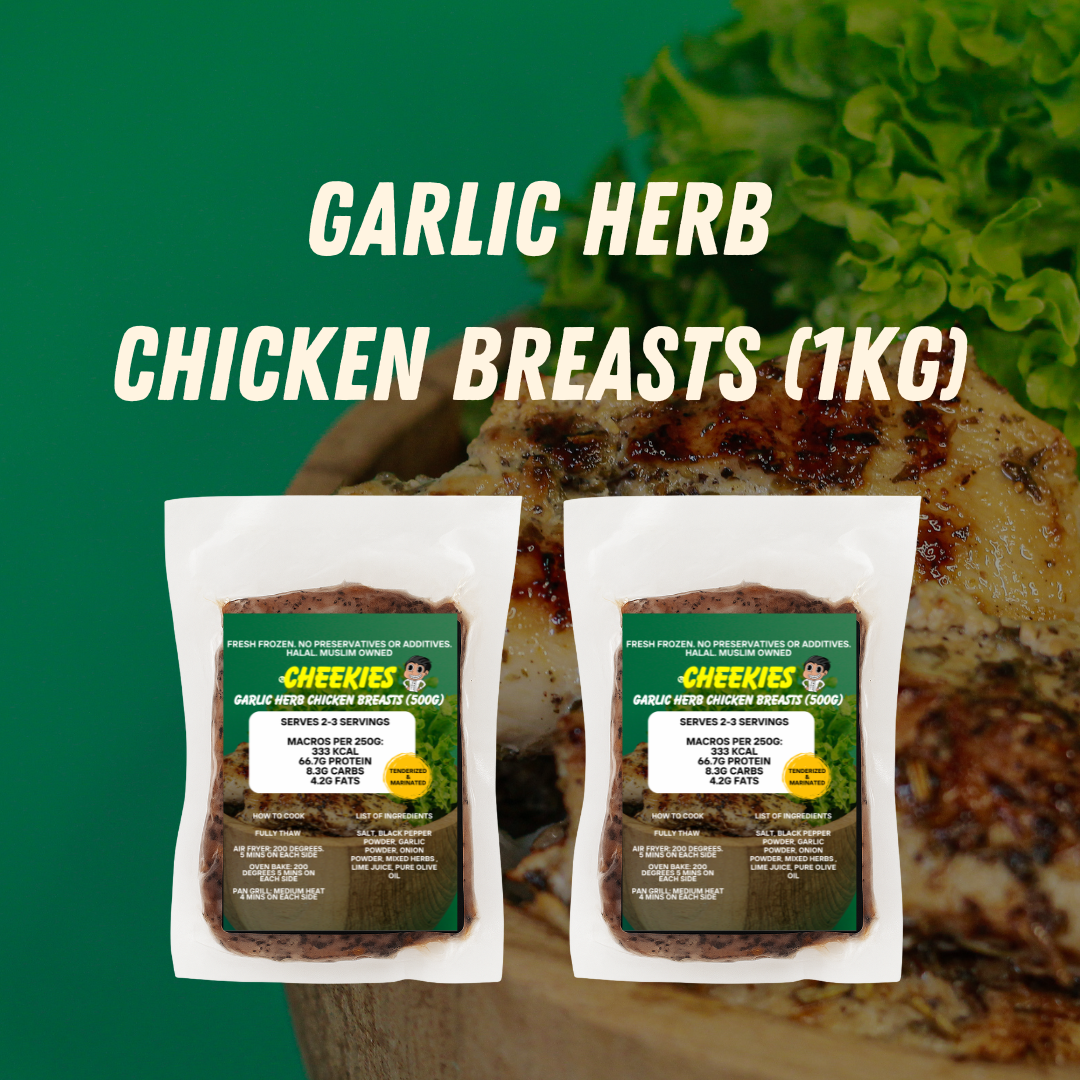 Garlic Herb Chicken Breasts (1kg)